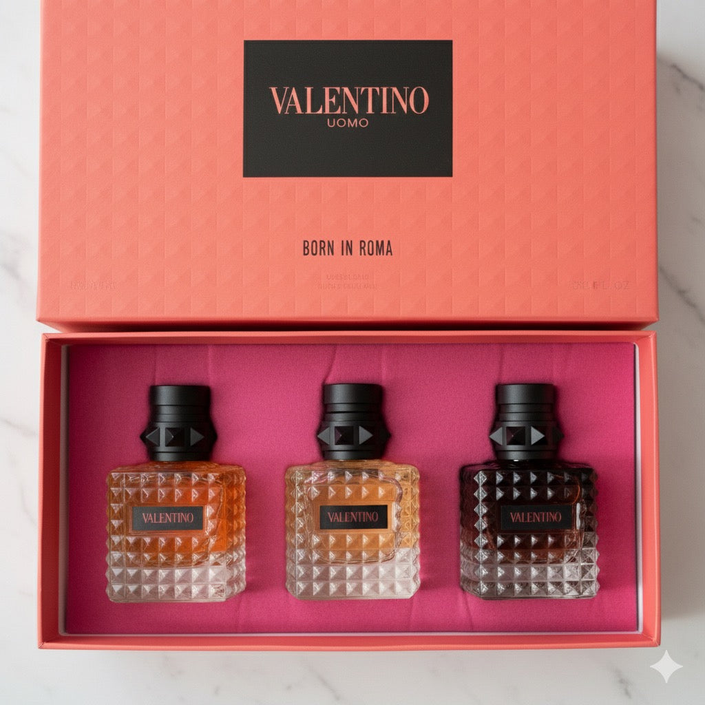 Luxury Valentino Inspired Mini Perfume Gift Set (3 Scents)