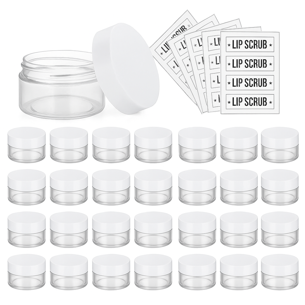 Lip Scrub Container Small – 25 Pack