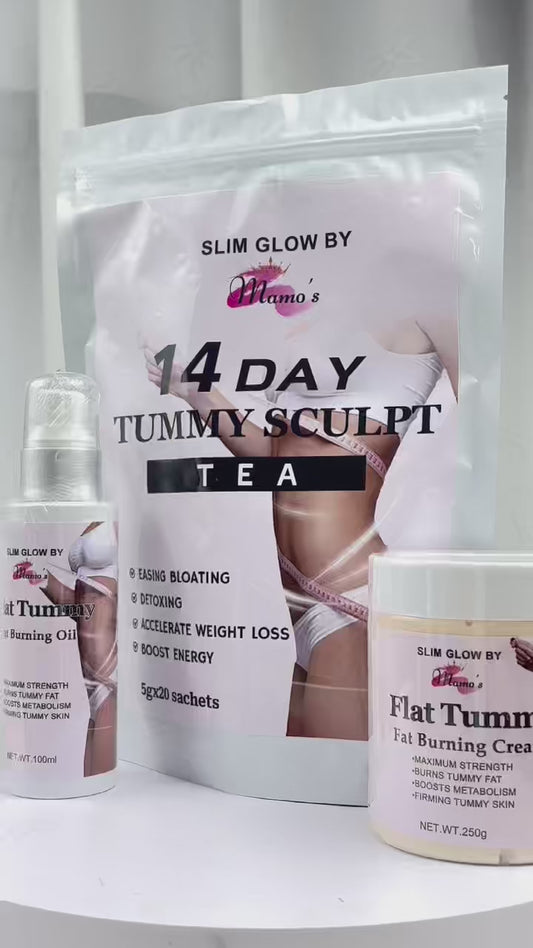 Slim Glow by Mamo – 14 Day Flat Tummy Sculpt Set