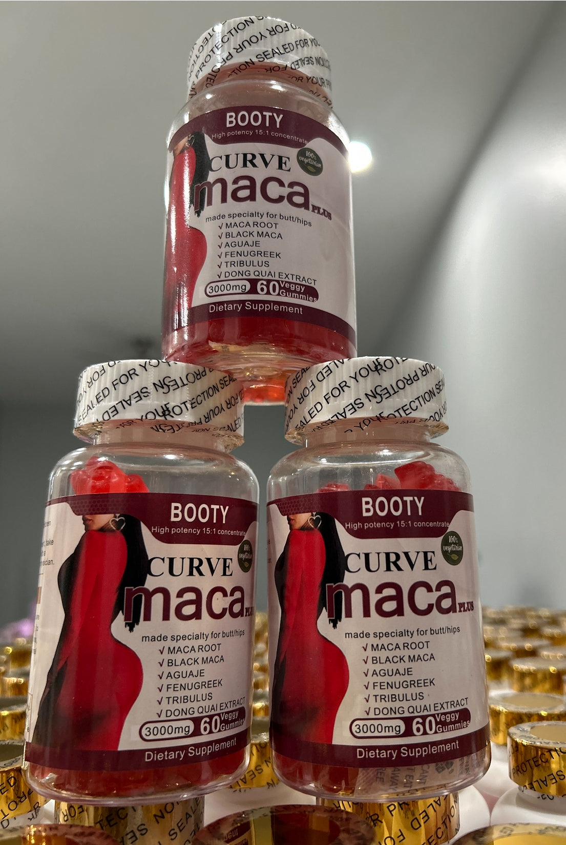 Curve Maca Plus – Booty Enhancement Gummies 🍑