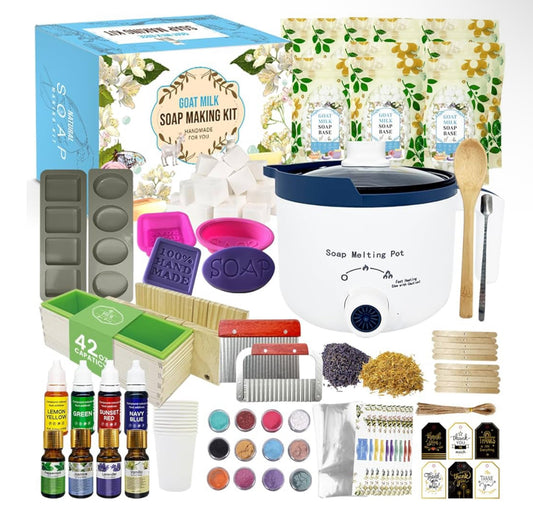 Goat Milk Soap Making Kit – Complete DIY Set
