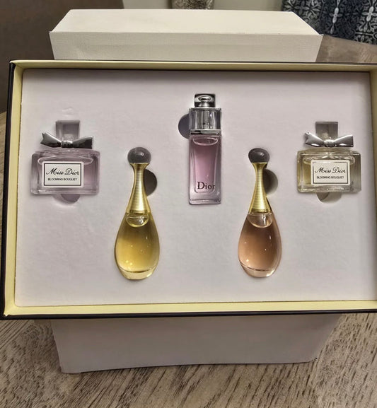 Luxury Dior Inspired Mini Perfume Gift Set – 5 Scents