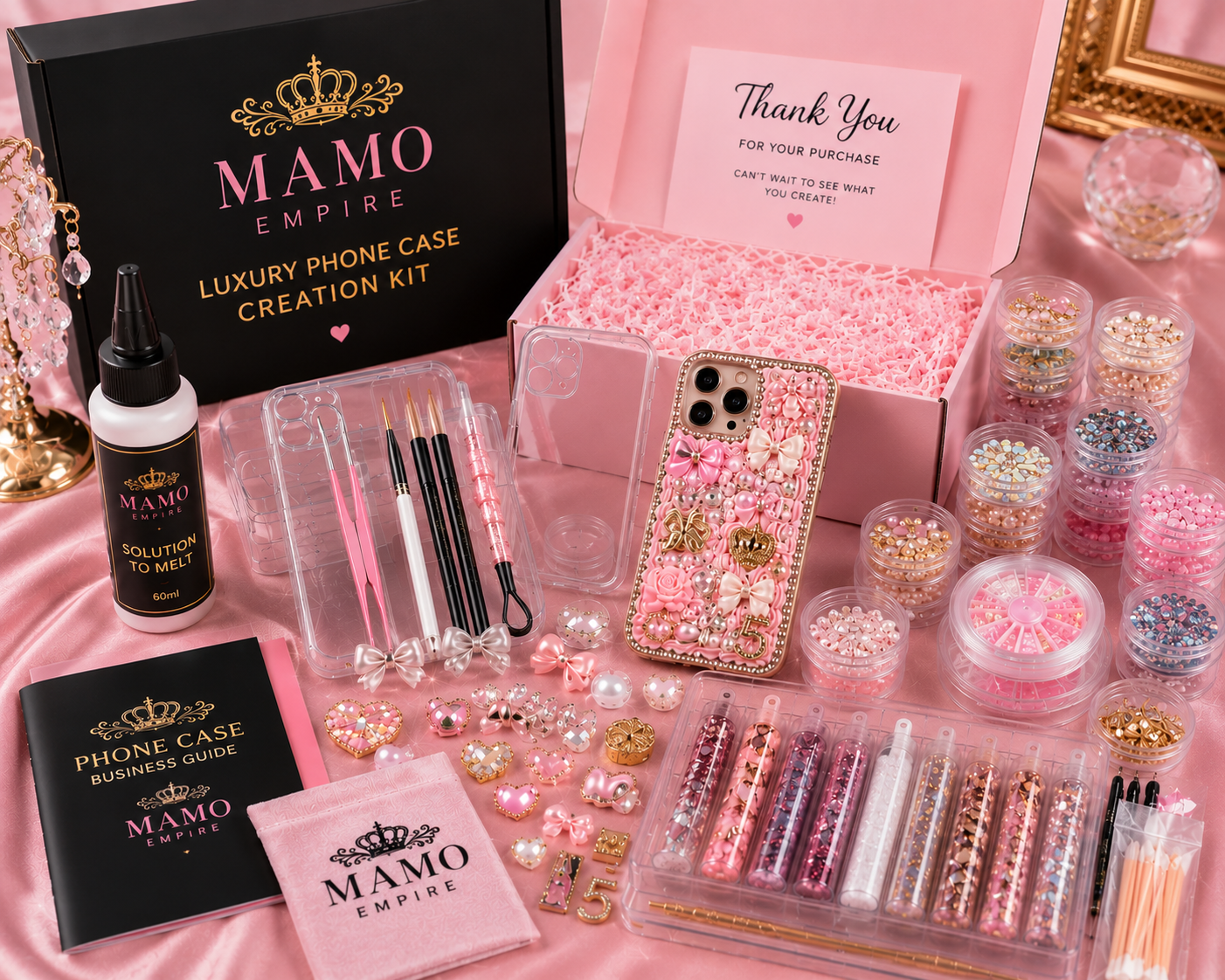 Luxury Phone Case Creation Class + Kit inclus