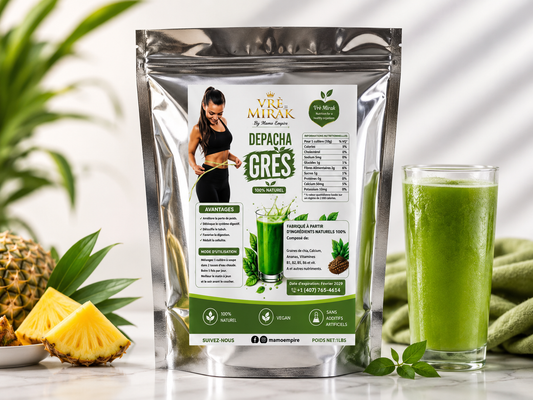 Vrè Mirak™ Depacha Grès Wellness Powder – Green Flavor (1 lb)