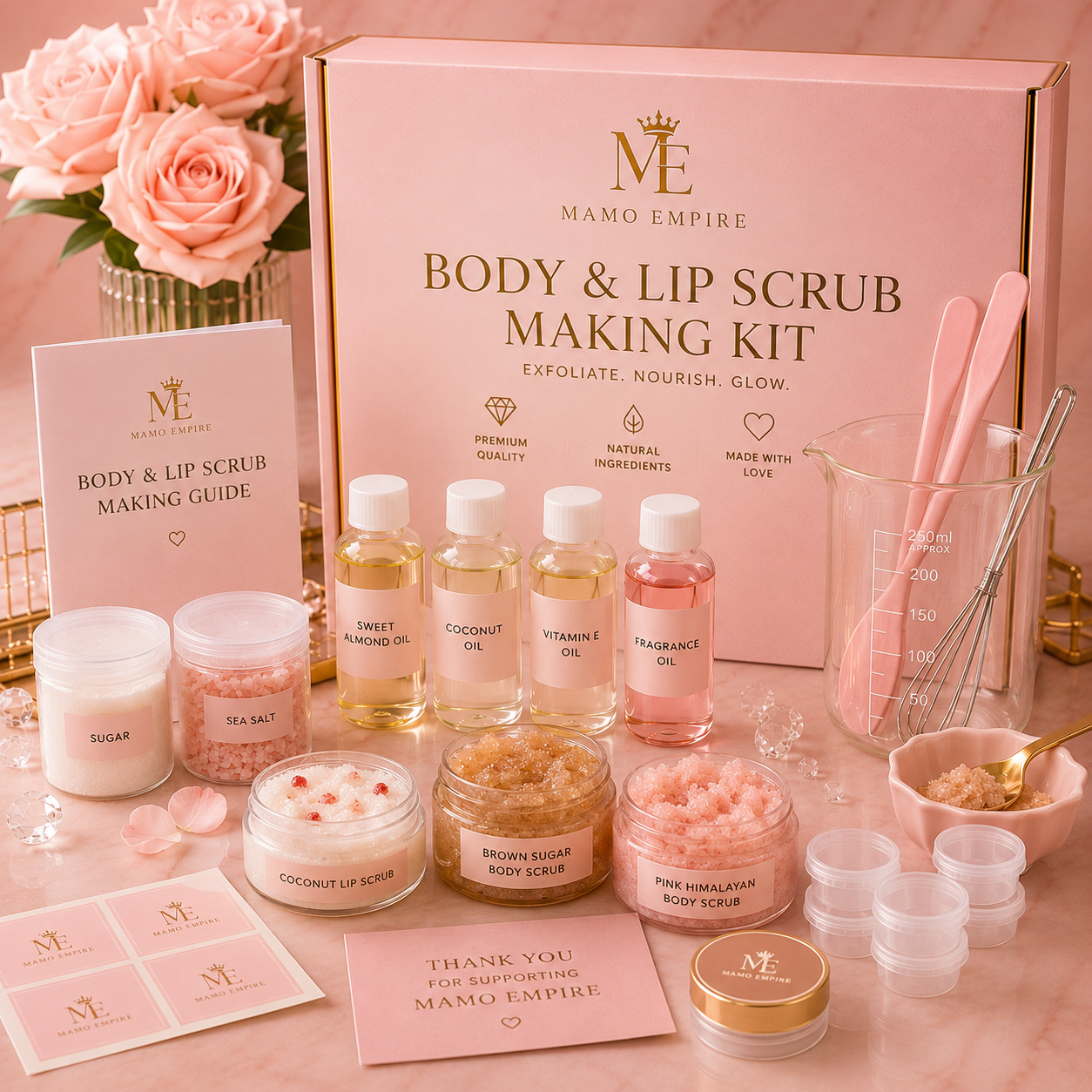 Body Scrub and Lipscrub kit
