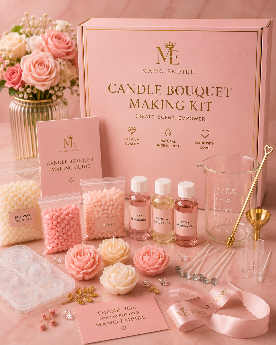 Materiel bouquet baleine